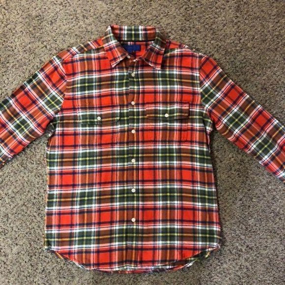 Aeropostale Plaid Flannel Men M Used - Picture 4 of 8